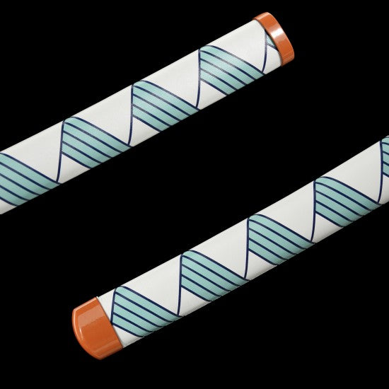 Demon Slayer Rengoku Kyojuro Katana Sword | 38" Carbon Steel Nichirin Blade