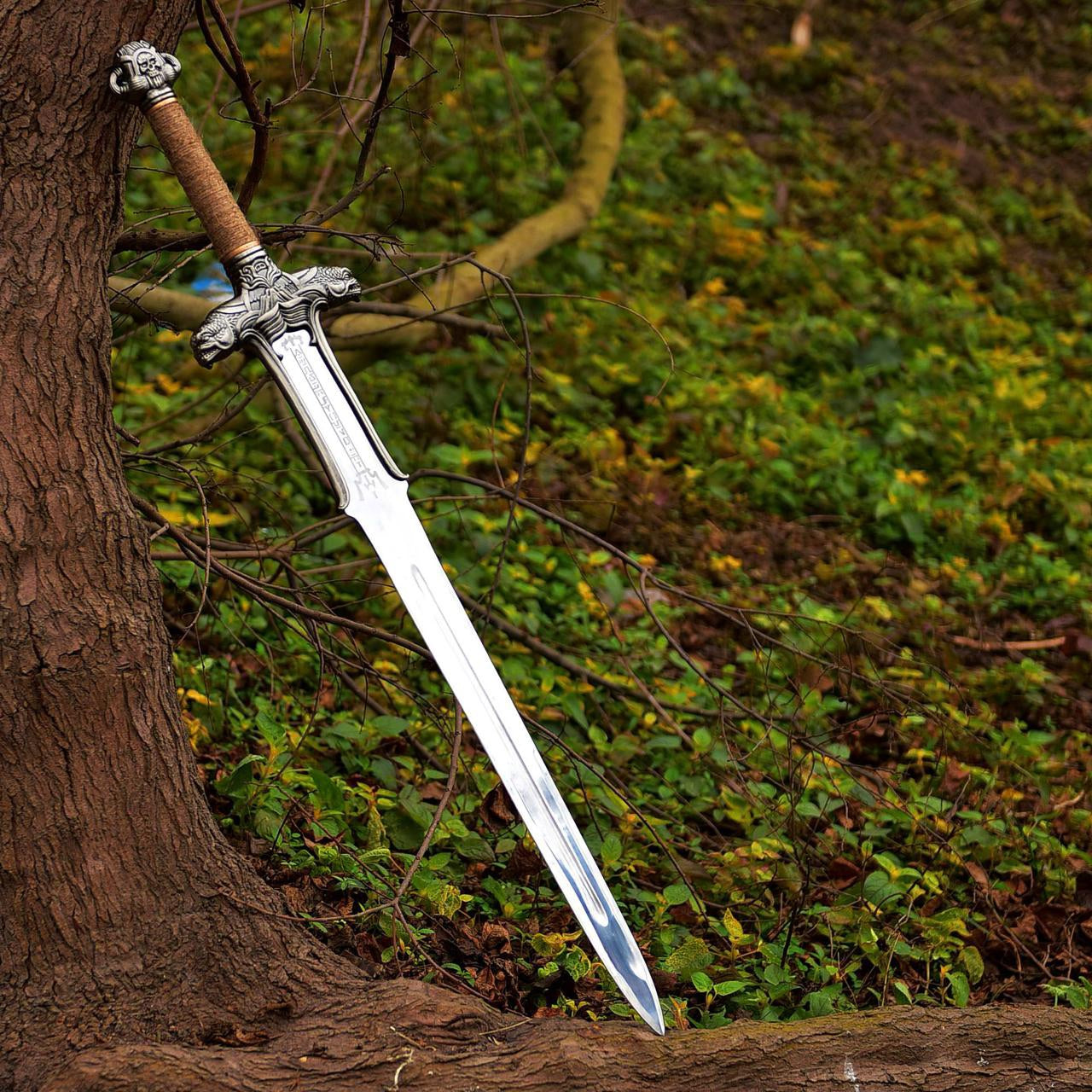 Conan Atlantean Sword Replica | Forged Stainless Steel Barbarian Collectible
