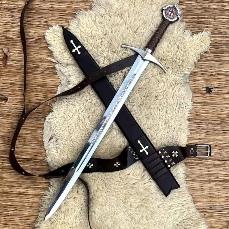 Accolade Sword Of Knights Templar Replica Medieval Crusader Templar