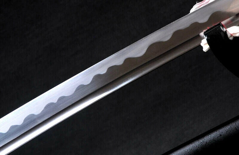 All Black Katana Battle Ready T10 Japanese Samurai Razor Sharp Functional Sword