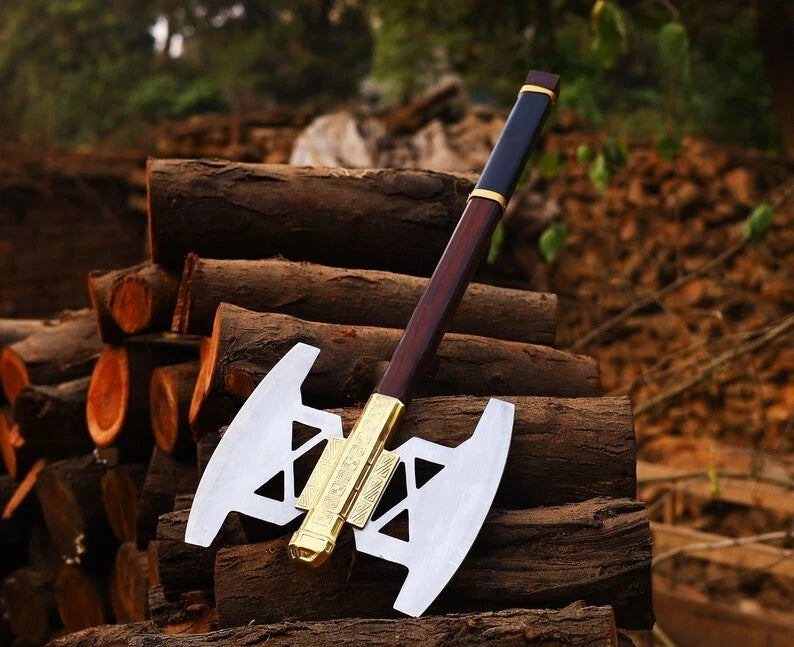 Gimli’s Battle Axe Replica – Lord of the Rings Inspired Handmade Carbon Steel