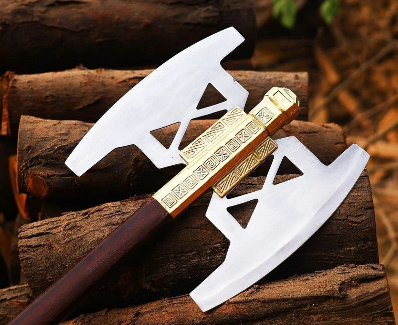 Gimli’s Battle Axe Replica – Lord of the Rings Inspired Handmade Carbon Steel