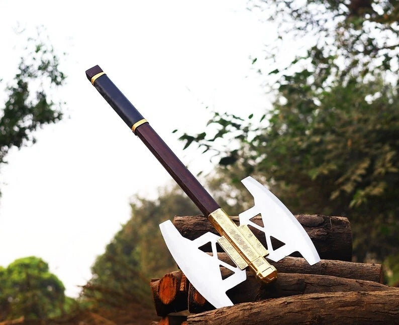 Gimli’s Battle Axe Replica – Lord of the Rings Inspired Handmade Carbon Steel