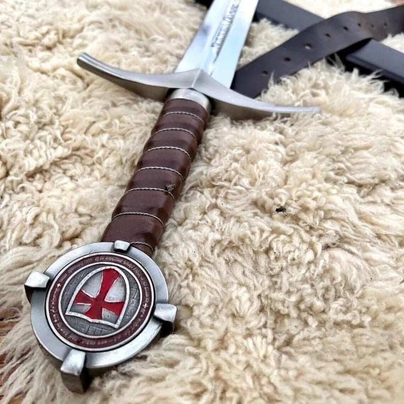 Accolade Sword Of Knights Templar Replica Medieval Crusader Templar